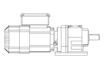 Motorid.ingranaggi cilind 0,37kW 49