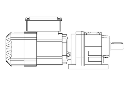 Motorid.ingranaggi cilind 0,37kW 49