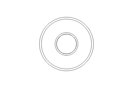 Flanged hexagon nut M8 A2 DIN6923