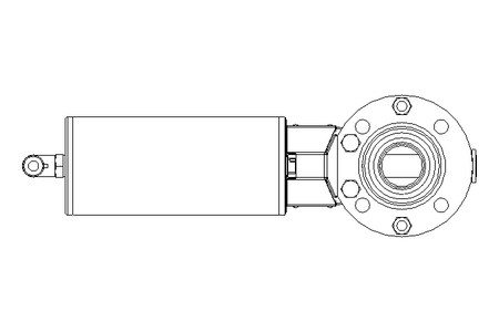 Butterfly valve B DN025 OVO NC HF