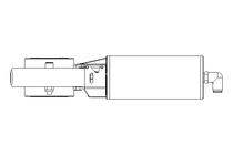 Butterfly valve B DN040 OVO NC HF