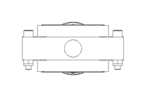 Butterfly valve B DN050 OVO NC HF