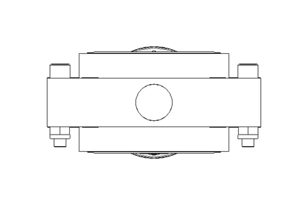 Butterfly valve B DN050 OVO NC HF