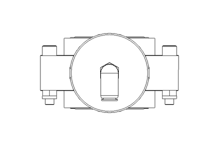 Butterfly valve B DN040 OVO NC E D4