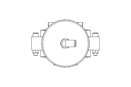 Butterfly valve B DN065 OVO NC F D22