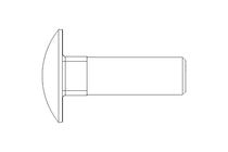 Flachrundschraube M12x40 A2 DIN603