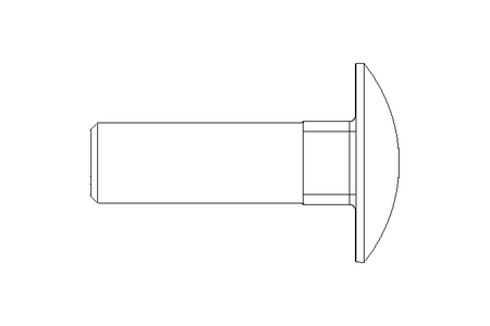 Flachrundschraube M12x40 A2 DIN603