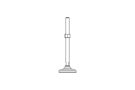 piede snodato D=80 H=254 11000N M16