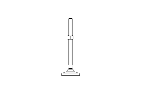 piede snodato D=80 H=254 11000N M16