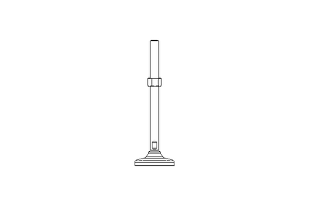 piede snodato D=80 H=254 11000N M16