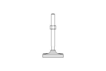 piede snodato D=100 H=207 16000N M16