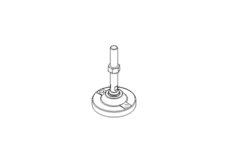 Gelenkfuß D=125 H=200 45000N M20