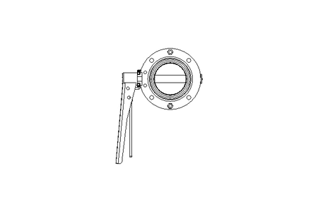 Butterfly valve B DN065 OVO MA HF