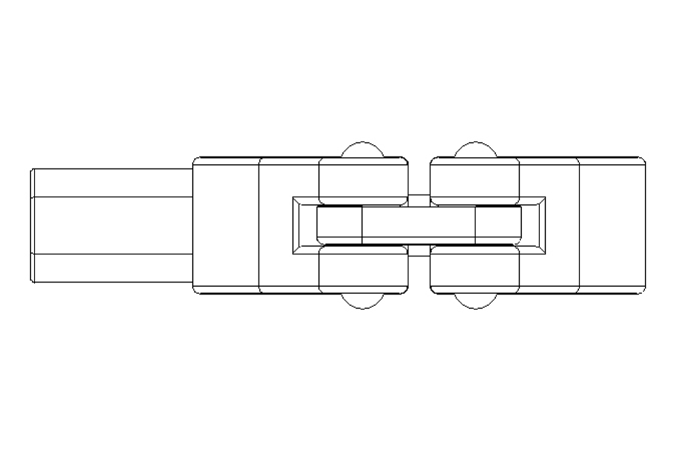 União p/ tubo Triclamp DN25 Tipo SX INOX