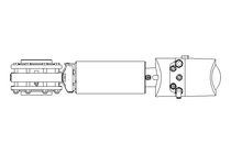 Butterfly valve B DN080 FVF NC E