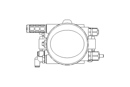 Butterfly valve B DN080 FVF NC E