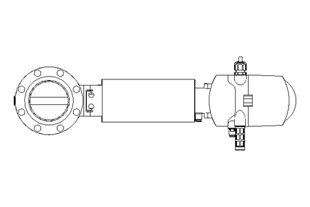 Butterfly valve B DN080 FVF NC E