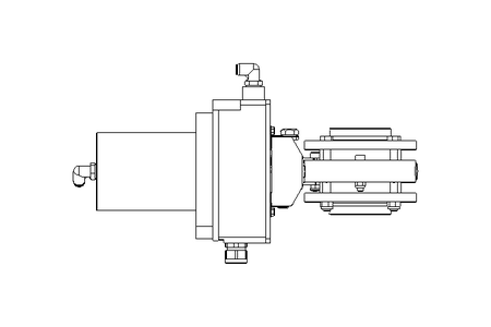 Válvula borboleta BR DN065 FVF NC E