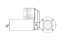 Válvula borboleta BR DN065 FVF NC E