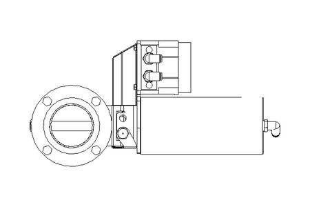 Válvula borboleta BR DN065 FVF NC E