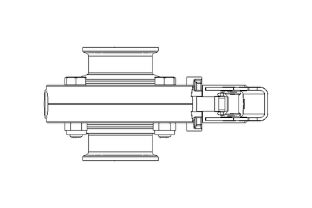 Válvula borboleta B OD1.5 CVC MA E