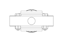 Butterfly valve B DN050 WVW NC F