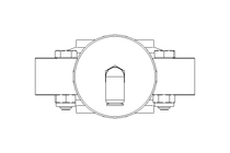 Butterfly valve B DN050 WVW NC F