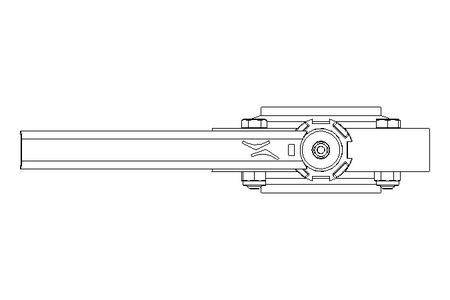 Butterfly valve B DN065 WVW MA F