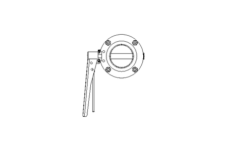 Butterfly valve B DN065 WVW MA F