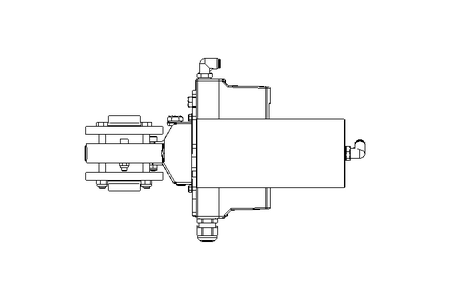 Butterfly valve BR DN040 FVF NC E