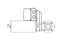 Butterfly valve BR DN040 FVF NC E