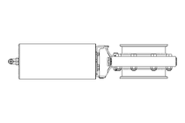 Butterfly valve B DN100 CVC NC F