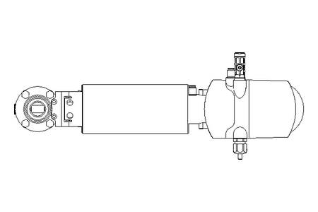 Butterfly valve B DN025 WVM NC E