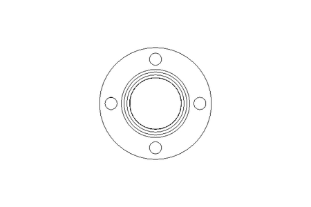 Varivent-Flansch DN 40 1.4404