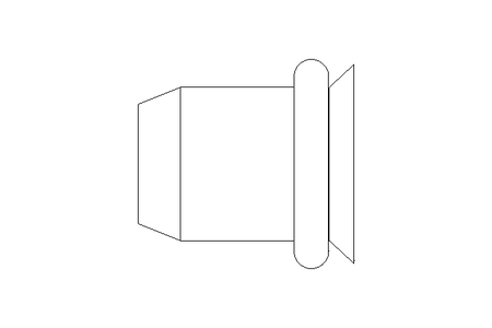 Inserto filettato cieco M6x8,98x22 A2