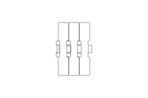 Cadena de charnelas SSE8157K750 B=190,5