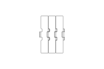 Cadena de charnelas SSE8157K750 B=190,5