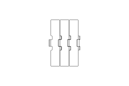 Flat-top chain SSE8157K750 B=190.5