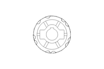 RODA DENTADA  Z=21 D=40