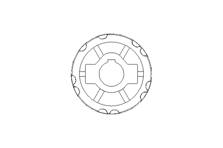 RODA DENTADA  Z=21 D=40