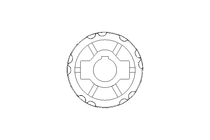 RODA DENTADA  Z=21 D=40