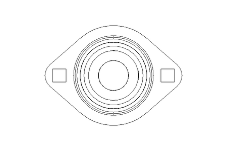 Flange bearing RAT 20x66x31