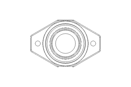 Mancal de flange UCFL W 40x98x43,6