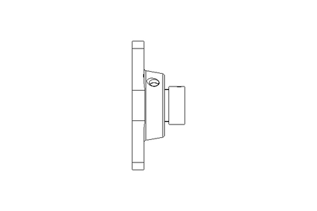 Flange bearing PCJT FA125 20x61x31