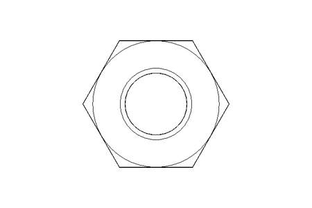 Hexagon nut M6 A4 DIN934