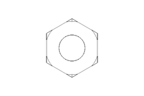 Hexagon nut M6 A4 DIN985