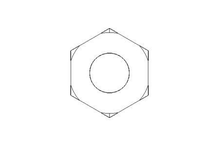 Hexagon nut M6 A4 DIN985
