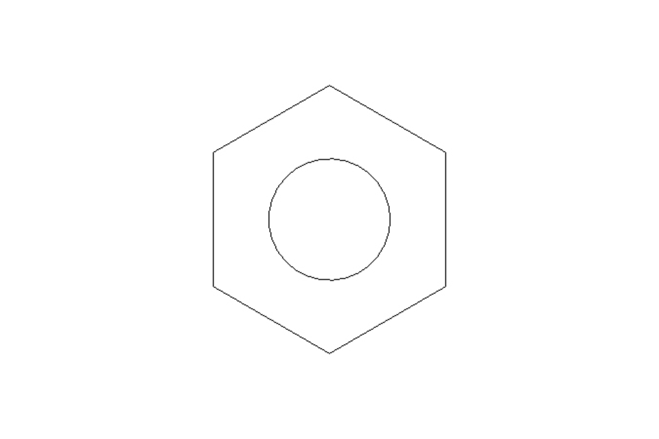Hexagon nut M8 A4 DIN985