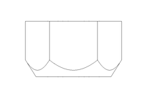 Hexagon nut M20 A4 DIN985