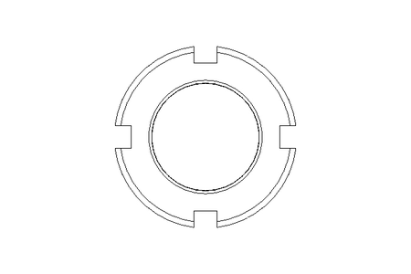 Tuerca ranurada M20x1 ST DIN981